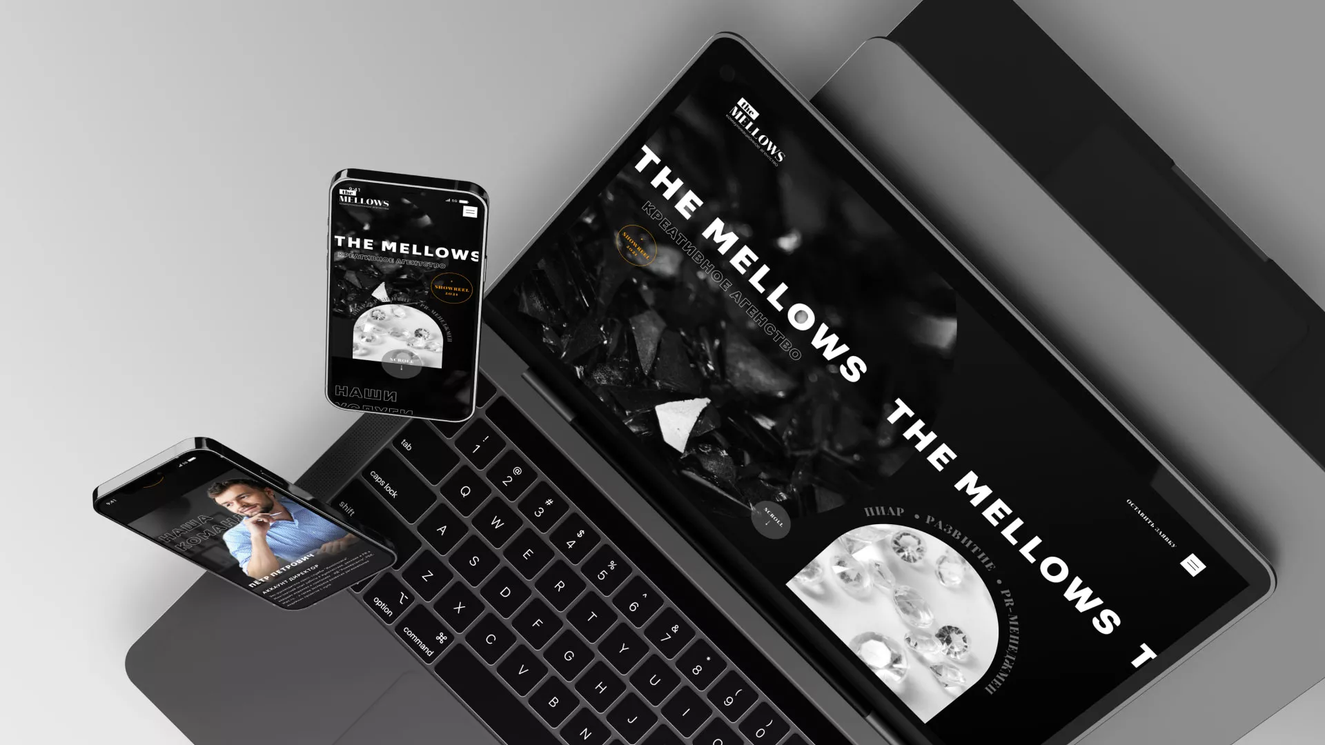 Разработка сайта креативного агентства «The Mellows» в Усть-Лабинске
