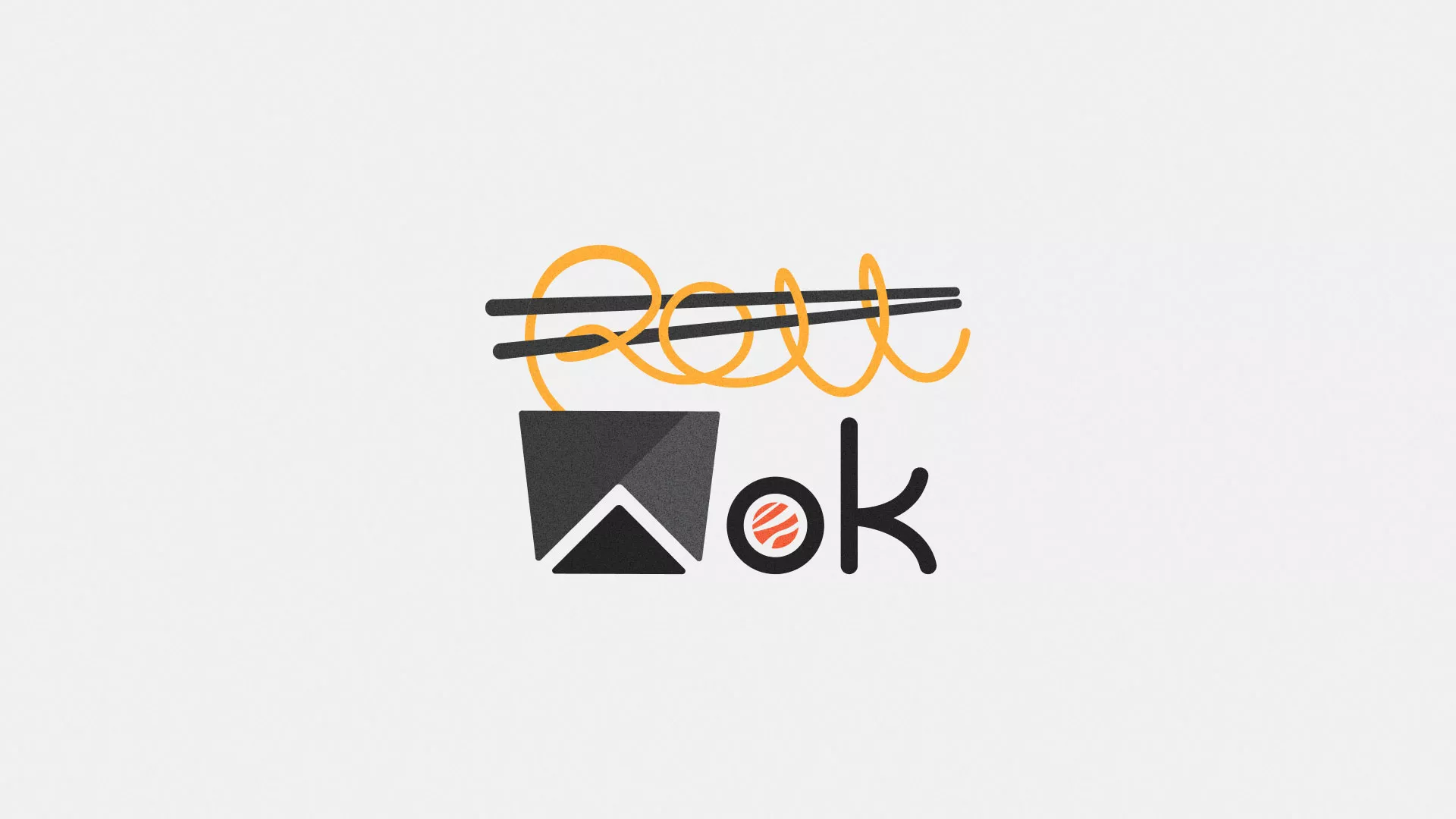 Разработка логотипа в Усть-Лабинске для суши-бара «Roll Wok Club» Разработка логотипа в Усть-Лабинске для суши-бара «Roll Wok Club»
